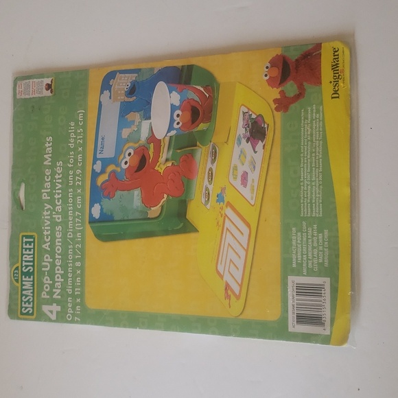 Sesame Street | Toys | Sesame Street Popup Activity Place Mats New Elmo ...